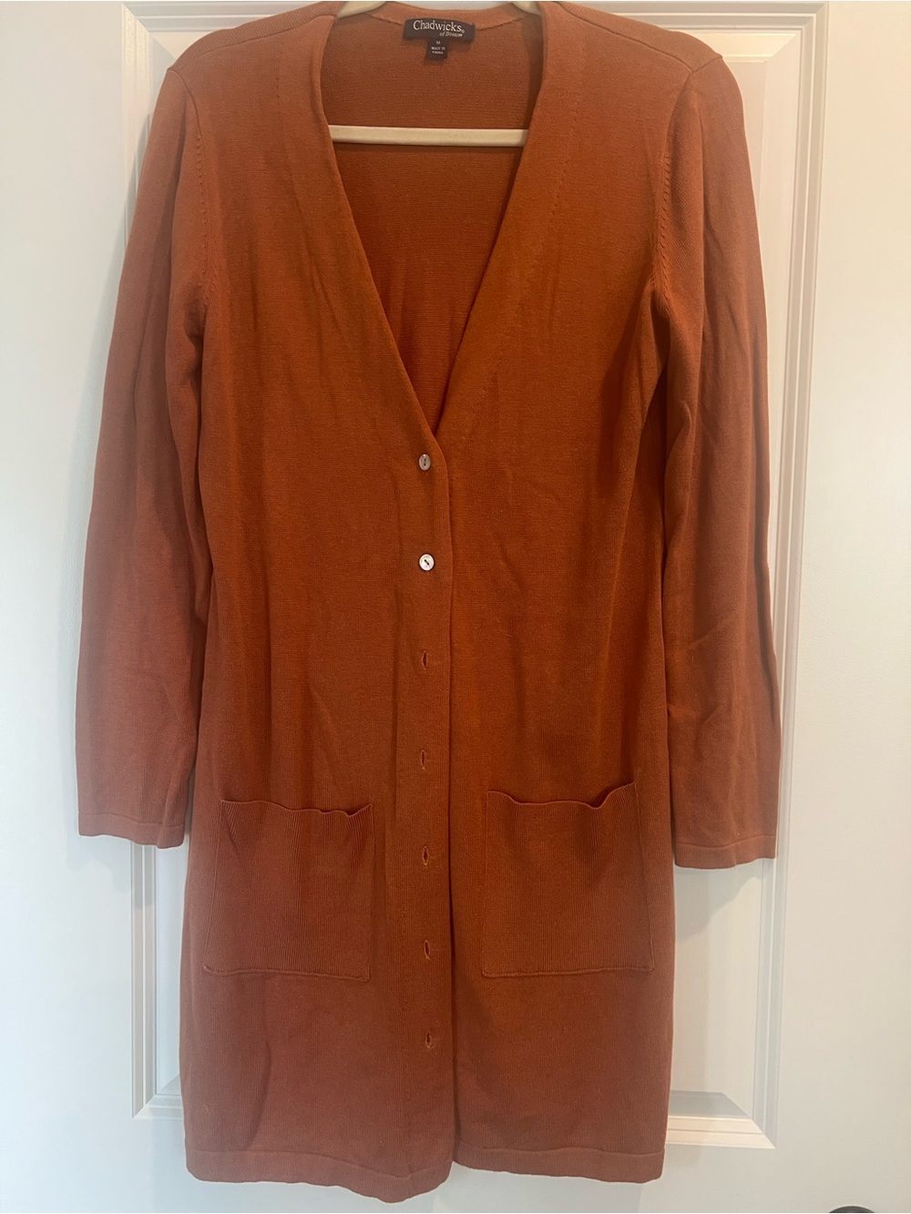 Chadwicks Rust-Orange Knit Sweater NWOT